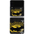DC Comics Batman Dark Knight Logo Yellow & Black Galaxy Z Flip3 5G Skin
